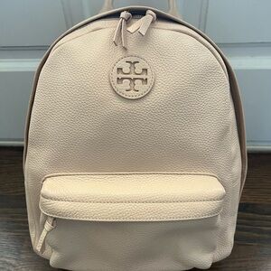 Tory Burch Light Tan Leather Backpack